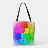 Cute Rainbow-patroon Tote Bag (Achterkant)