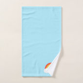 Cute Rainbow Pattern Blue Bad Handdoek (Handdoek)