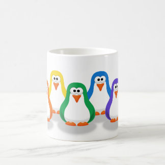 Cute Rainbow Penguins Mok