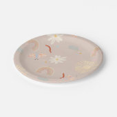 Cute Rainbow Pink Birthday Paper Bord (Gekanteld)