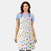 Cute rainbow poka dots arty schort (Gedragen)