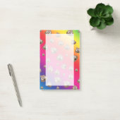 Cute Rainbow Poop Emoji Pattern Post-it® Notes (Kantoor)