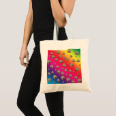Cute Rainbow Poop Emoji Pattern Tote Bag (Voorkant (product))