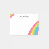 Cute Rainbow Post-it® Notes (Voorkant)