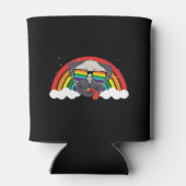 Cute Rainbow Pug Blikjeskoeler (Achterkant)