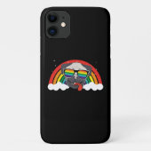 Cute Rainbow Pug Case-Mate iPhone Case (Achterkant)