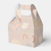 Cute Rainbow Roze Birthday Favor Box Bedankdoosjes (Achterkant)