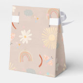 Cute Rainbow Roze Birthday Favor Box Bedankdoosjes (Achterkant)