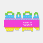 Cute Rainbow Roze Pop It Fidget Speelgoed Bedankdoosjes (Uitgevouwen)