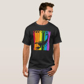 Cute Rainbow Scorpion Animal T-shirt (Voorkant volledig)