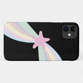 Cute Rainbow Shooting Star Black Case-Mate iPhone Case (Achterkant (horizontaal))