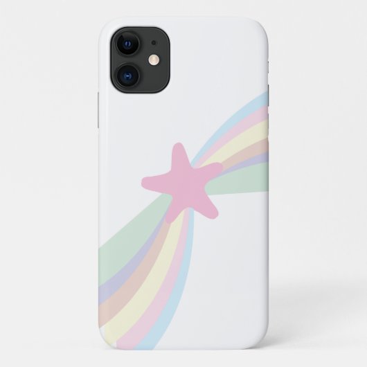 Cute Rainbow Shooting Star White Case-Mate iPhone Case (Achterkant)