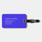 Cute Rainbow Sky Pattern Gepersonaliseerd Bagagelabel (Achterkant horizontaal)