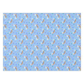 Cute Rainbow Sky Raindrops Pattern Tafelkleed (Voorkant (Horizontaal))