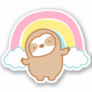 Cute Rainbow-sleuf Sticker