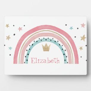 Cute Rainbow Stars Fotoplaat