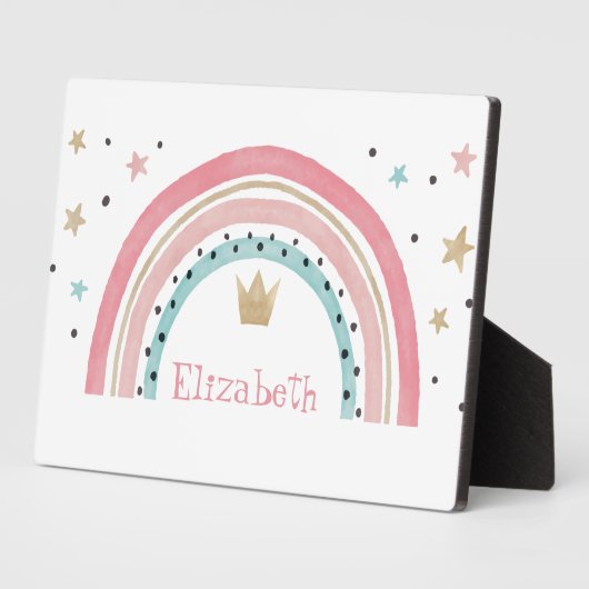 Cute Rainbow Stars Fotoplaat (Zijkant)