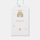 Cute Rainbow Stars Hearts Cadeaulabel (Voorkant)