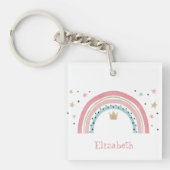 Cute Rainbow Stars Sleutelhanger (voorkant)