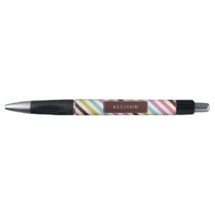 Cute Rainbow Stripes Pattern Pen