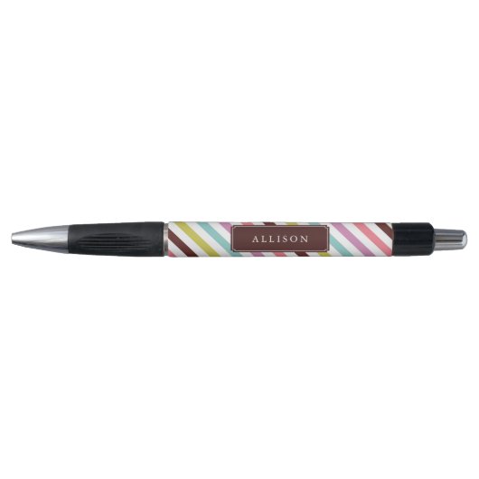 Cute Rainbow Stripes Pattern Pen (Voorkant)