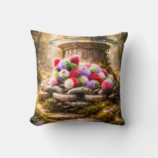 Cute Rainbow Teddy Bear Kids Pillow Kussen