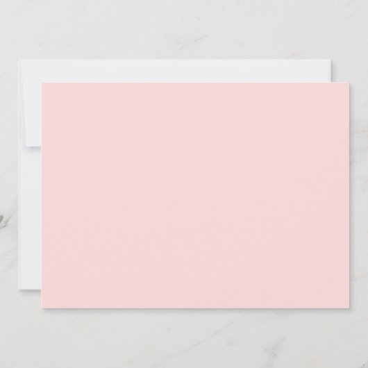 Cute Rainbow Unicorn Birthday Party Invitation Kaart (Achterkant)