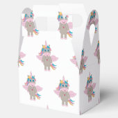 Cute Rainbow Unicorn Design Bedankdoosjes (Geopend)