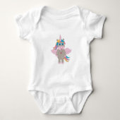 Cute Rainbow Unicorn Design Romper (Voorkant)