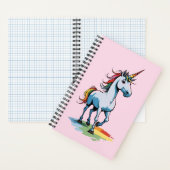 Cute Rainbow Unicorn Notitieboek (Binnen)
