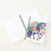 Cute Rainbow Unicorn Notitieboek (Binnen)