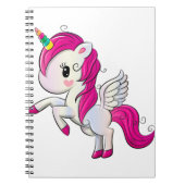 Cute rainbow unicorn notitieboek (Voorkant)