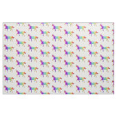 Cute Rainbow Unicorn Pattern Girly Stof (Yard (91,4 cm))