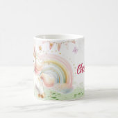 Cute Rainbow Unicorn Porcelain Mug Koffiemok (Center)