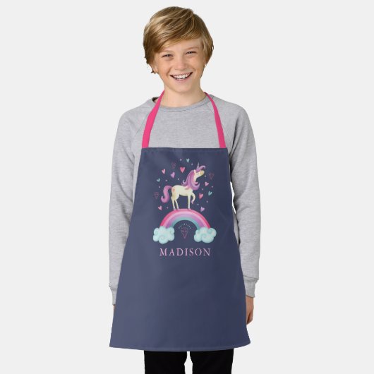 Cute Rainbow Unicorn Schort (Gedragen)