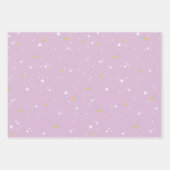 Cute Rainbow Unicorn Wrapping Paper Sheet Set (Voorkant 3)