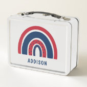 Cute Rainbow Unique Boy Personalised Custom Name (Achterkant)