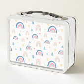 Cute Rainbows & Hearts Pattern (Achterkant)