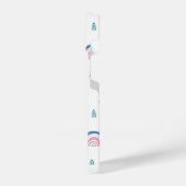 Cute Rainbows & Hearts Pattern iPhone Hoesje (Linkerkant)