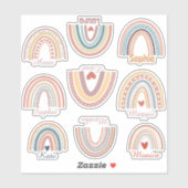 Cute rainbows sticker pack (Vel)