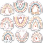 Cute rainbows sticker pack (Voorkant)