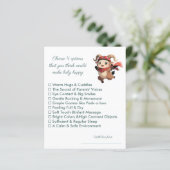 Cute Ram Baby Shower Happy Baby Game (Staand voorkant)