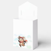 Cute Ram Winter Baby Shower Favor Box Bedankdoosjes (Geopend)