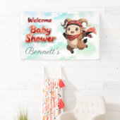 Cute Ram Winter Baby Shower Welcome  Spandoek (Insitu)
