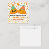 Cute Ramadan Mubarak  Notitiekaartje (Voorkant / Achterkant)