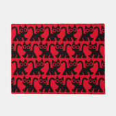 Cute Rambling Cartoon Cat Doormat Deurmat (Voorkant)