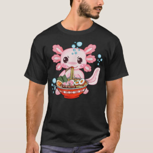 Cute Ramen Aolotl Noodles Japans Anime Otaku Nu T-shirt