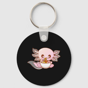 Cute Ramen Axolotl Kawaii Anime Japanese Food Girl Sleutelhanger