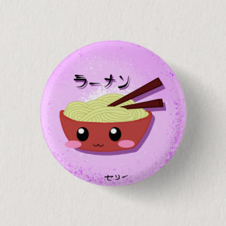 Cute Ramen Noodle Bowl Ronde Button 3,2 Cm