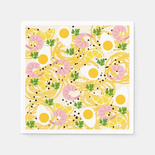 Cute Ramen Paper Napkins Servet (Voorkant)